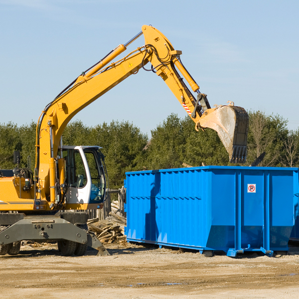 what are the rental fees for a residential dumpster in Main